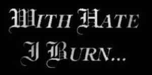 logo With Hate I Burn